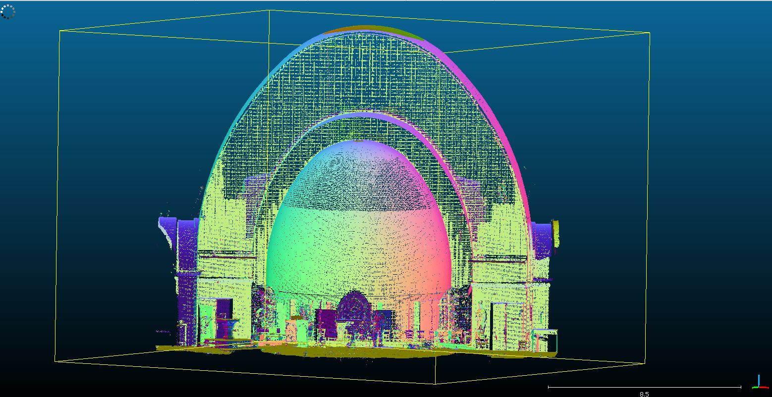 update normal on FARO TLS