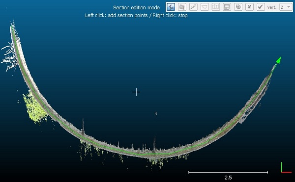 Section Extraction tool (unfold)
